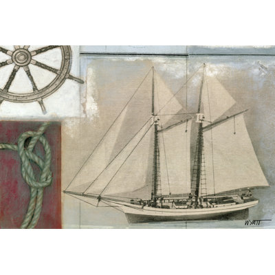 Sailing II by Norman Wyatt Jr. - Wrapped Canvas Painting