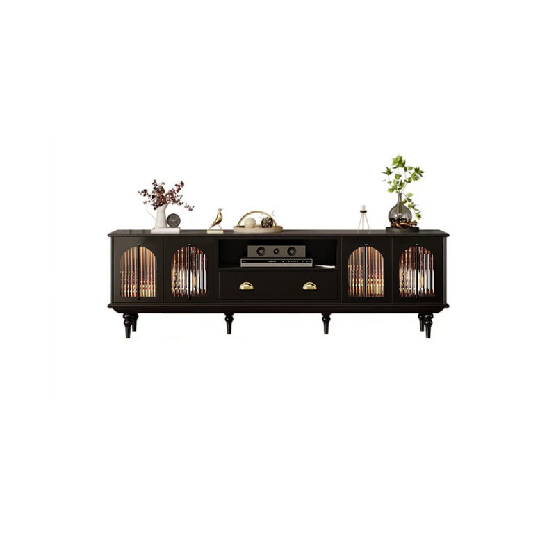 French style TV stand, Black