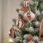 Boule de Noël ornements d'arbre en plastique incassable 24 pièces en forme d'arbre de Noël-1061366117