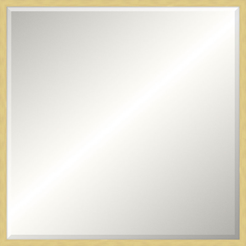 Miroir Davenport, Carrée, 37,75 po x 37,75 po, Or vif