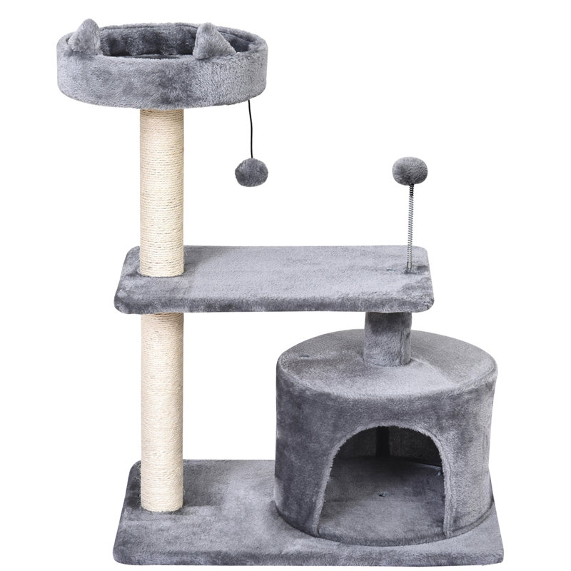 Cameron 205.74cm H Cat Tree, Grey