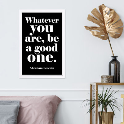 " Be A Good One " by Oliver Gal