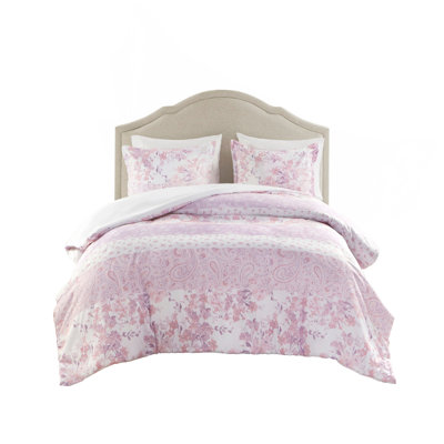 2PCS  Floral Paisley Duvet Cover Set
