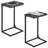 C-shaped End Table, Set Of 2-296049849-296049851
