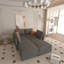 Grand canapé modulaire moderne