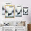 Canot sur le lac I - art mural grand bateau côtier-86804965-86804967
