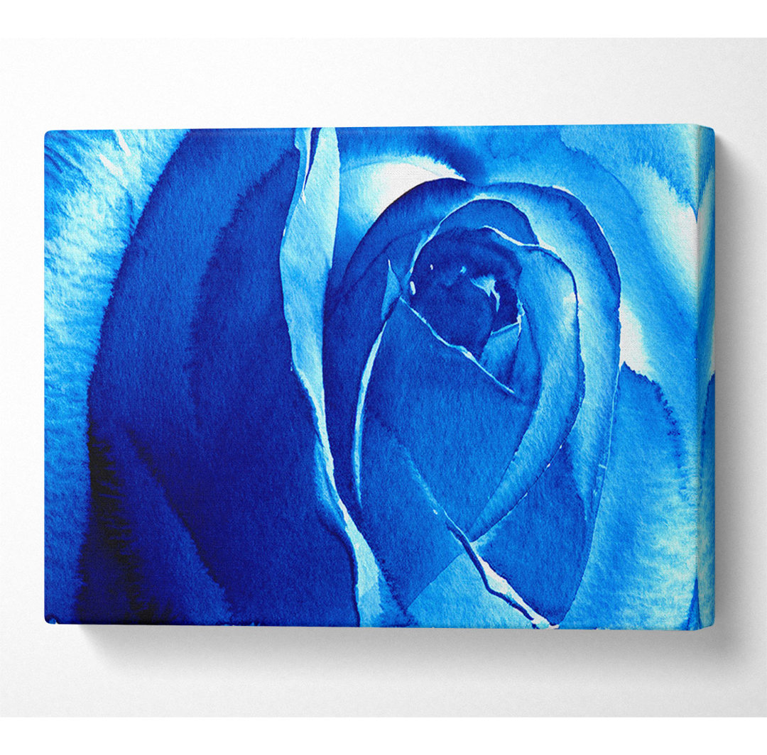 Blaue Rose - Druck