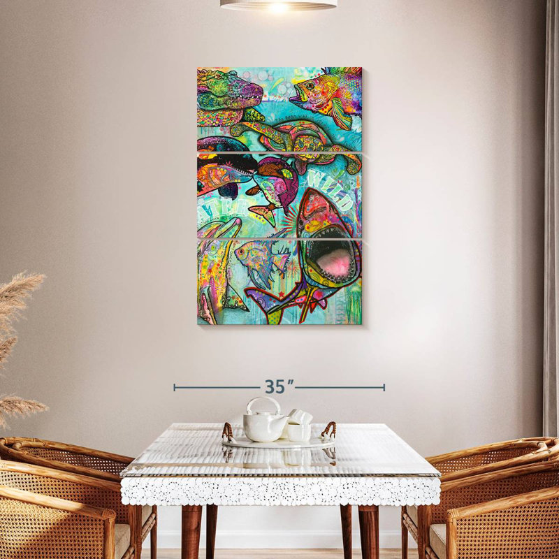 Brampt Water Wild, 45" H x 28" W