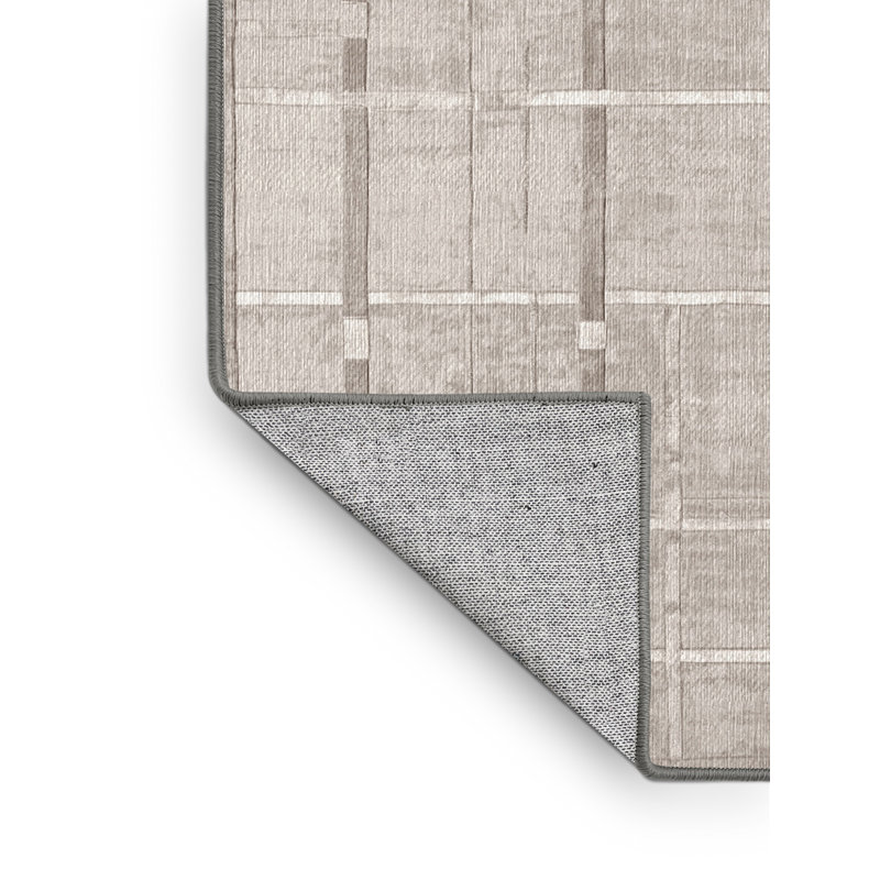 Machine Washable Gray Area Rug, Rectangle 8' x 12'