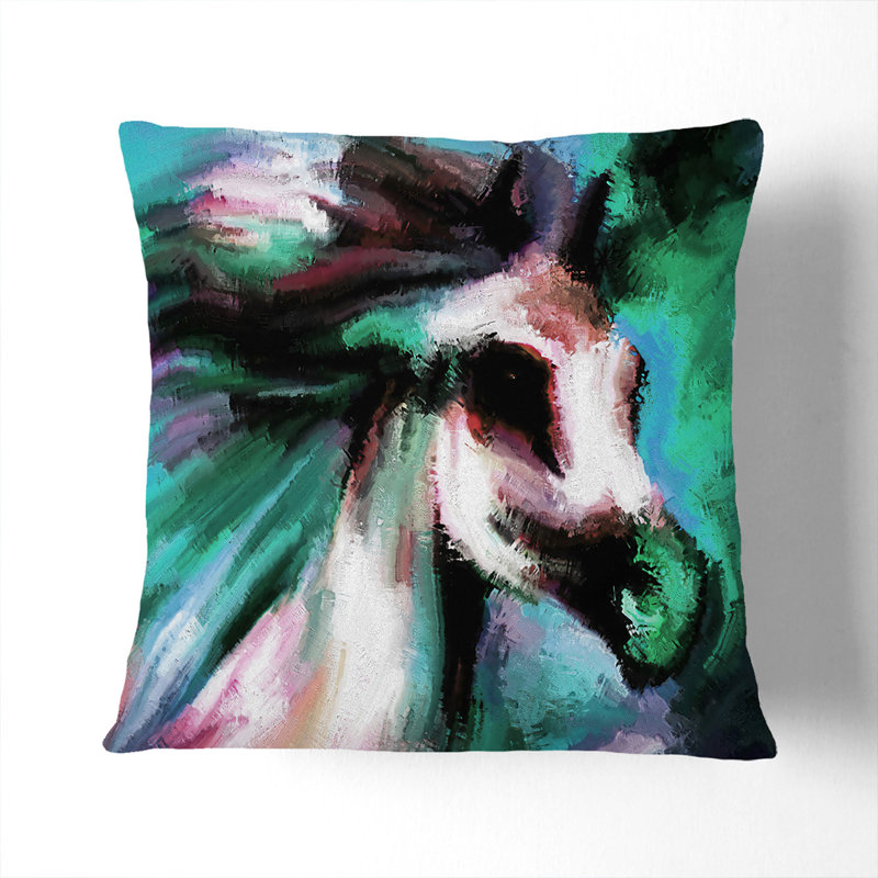 Square Throw Cushion, 55cm H x 55cm W x 20cm D, White