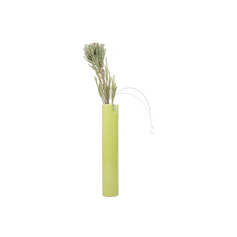 Ceramic Table Vase, Chartreuse