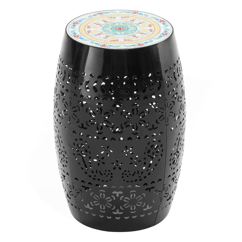Ruby12" Side Table -black