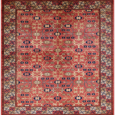 Tapis de style oriental rouge