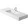 Vero White with WonderGliss Ceramic Rectangular Vessel Bathroom Sink Overflow