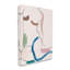 Abstrait, figure féminine assise, lignes épaisses et ludiques-66842466-66842467