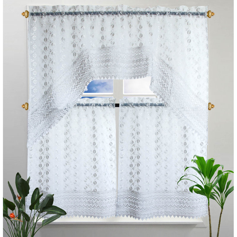 Ironton Swag Kitchen Curtain, Gray