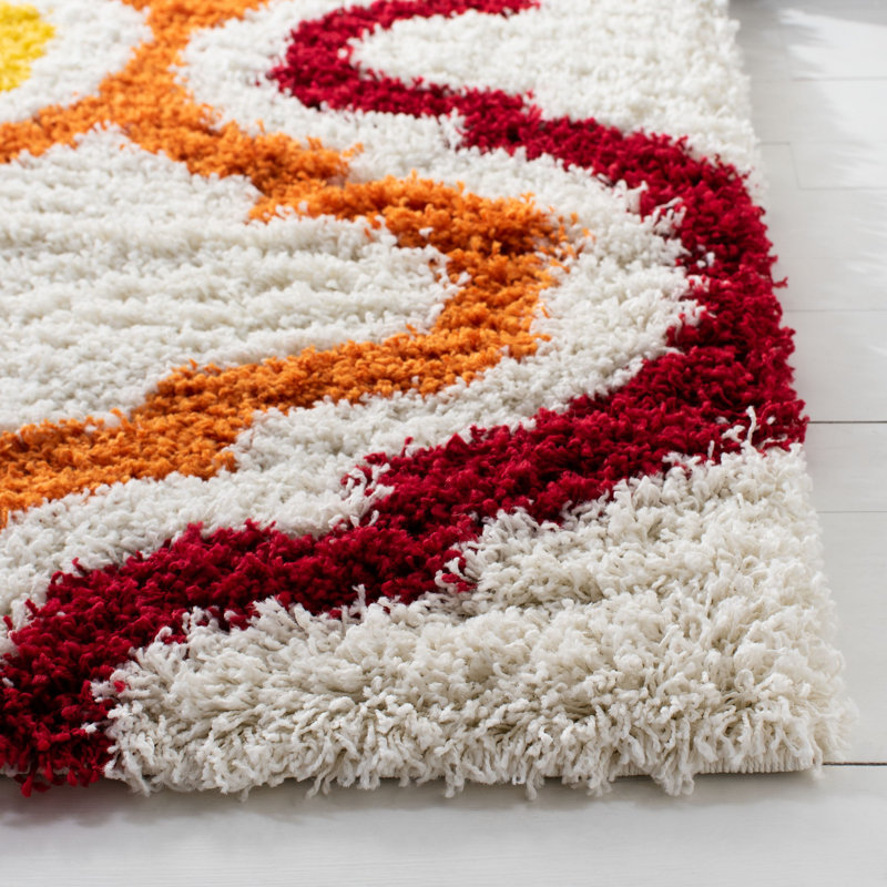 Tapis à motif géométrique Rothmar, Rectangle 5 pi 3 po x 7 pi 6 po