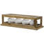 Vitrine de baseball en bois d'acacia