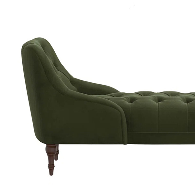 Méridienne légère de luxe, Vert foncé