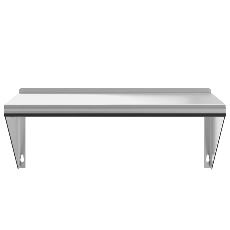Annakate Stainless Steel Bracket Shelf, 31cm H x 75cm W x 45cm