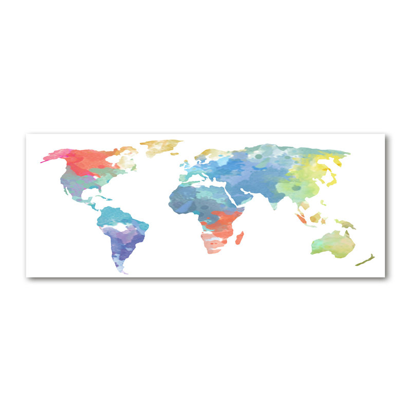 World Map - Wrapped Canvas Print