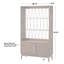 Armoire d'appoint en bois massif à 2 portes de 70,75 po Bon Terra