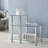 Calderdale Glass Top End Table