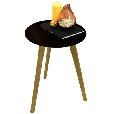 Glass Top End Table