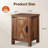Adaija 18'' W Charging Nightstand with Power Outlets & USB, Farmhouse End Table with Barn Door and 3-Level Shelf Storage, Rustic Bedside Table for Bedroom and Living Room-1751639702