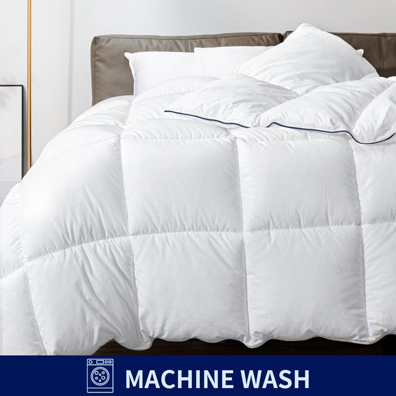 All Season Hypoallergenic Down Alternative Filled Duvet, 200 x 200 cm