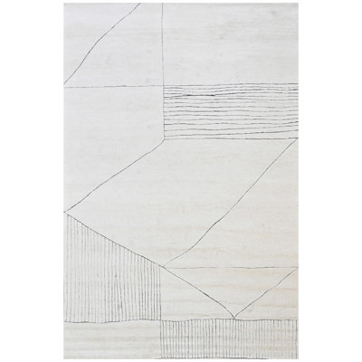 High-Quality Hand-Knotted Natural Area Rug