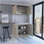 Armoire, ensemble de deux pièces, gris clair-1246535400