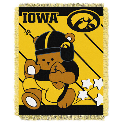 Jeté en jacquard tissé NCAA, collégial Utah Baby Fan Decor, 46 x 60 po