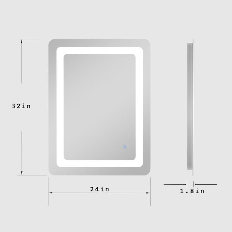 Maylynn Rectangle Wall Mirror
