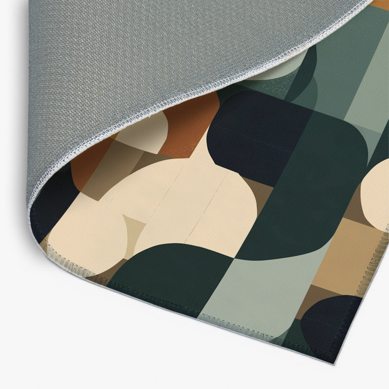 Tapis intérieur et extérieur Modular Mountains, Rectangle 1 pi 6 po x 2 pi 6 po