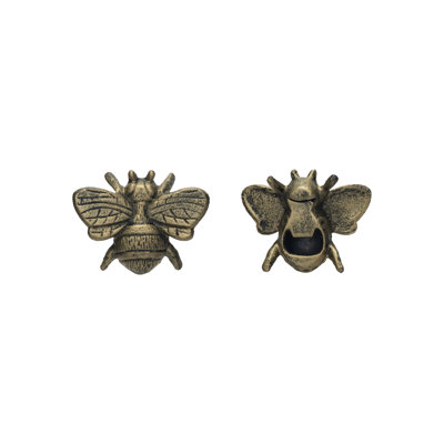 Distressed Cast Metal Bee Bottle Opener