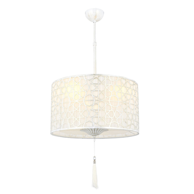 Luminaire suspendu cylindrique à 1 lumière