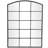 Haider Glass and Metal Arched Window Pane Inspired Wall Mirror-736748462-736818526-721939863