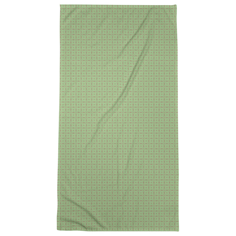 Katelyn Elizabeth Bath Towel, Green/Red