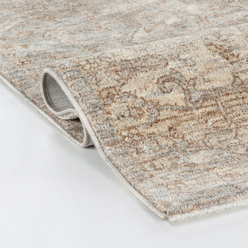  Tapis d'intérieur d'inspiration rétro Allart, Rectangle 6 pi x 8 pi 9 po