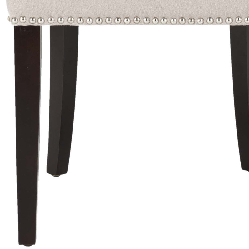 Ring 20.5'' H Tufted Upholstered Side Chair, Beige Linen
