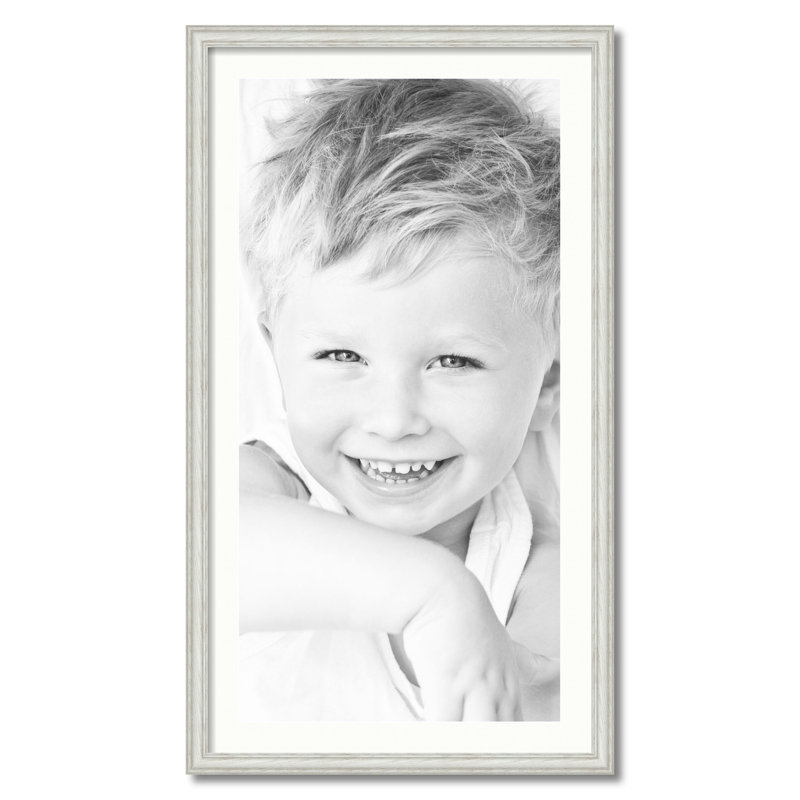 Single Picture Frame, Fabric White