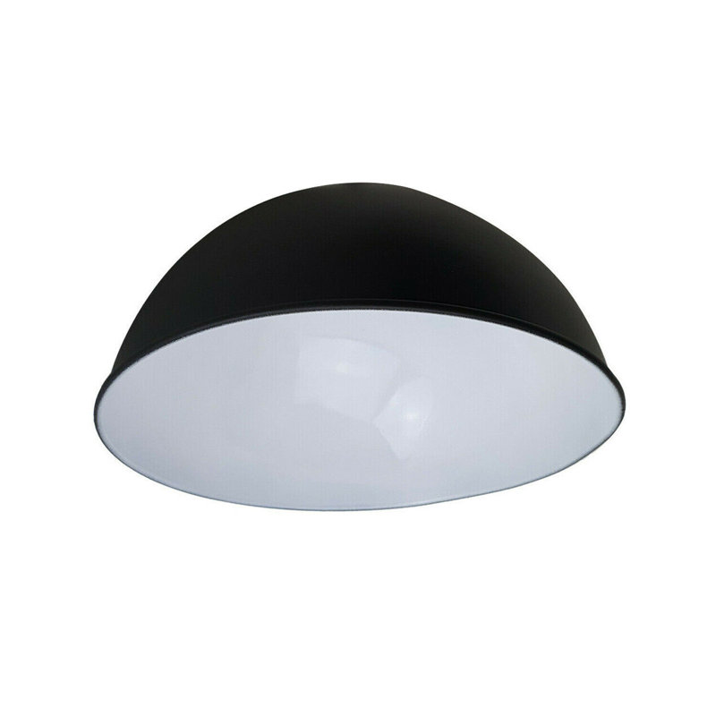Abat-jour de plafond industriel rétro, abat-jour en dôme en métal de 30 cm facile à installer pour luminaire suspendu de remplacement pour chambre à coucher, cuisine, bureau, salon