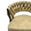 Tabourets de bar brun technique en cuir de 2. Tabouret pivotant à 360 °, structure, siège rembourré pour tabourets de bar, de café et de ferme 28 po. Cuir, base, avec