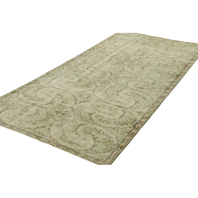 One-of-a-Kind 4'5”x8'6” Hand Knotted Area Rug