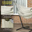 Chaise longue de hamac avec support Outsunny-764597362
