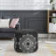 Repose-pieds 18 po noir 100% coton