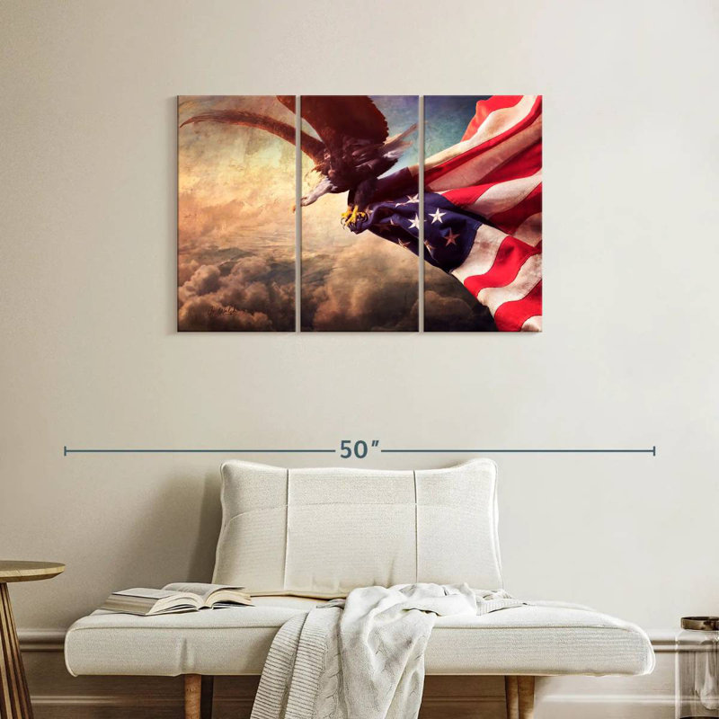 Borges America, 24" H x 38" W