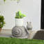 Statue de jardin en forme d'escargot 16,25 po MGO