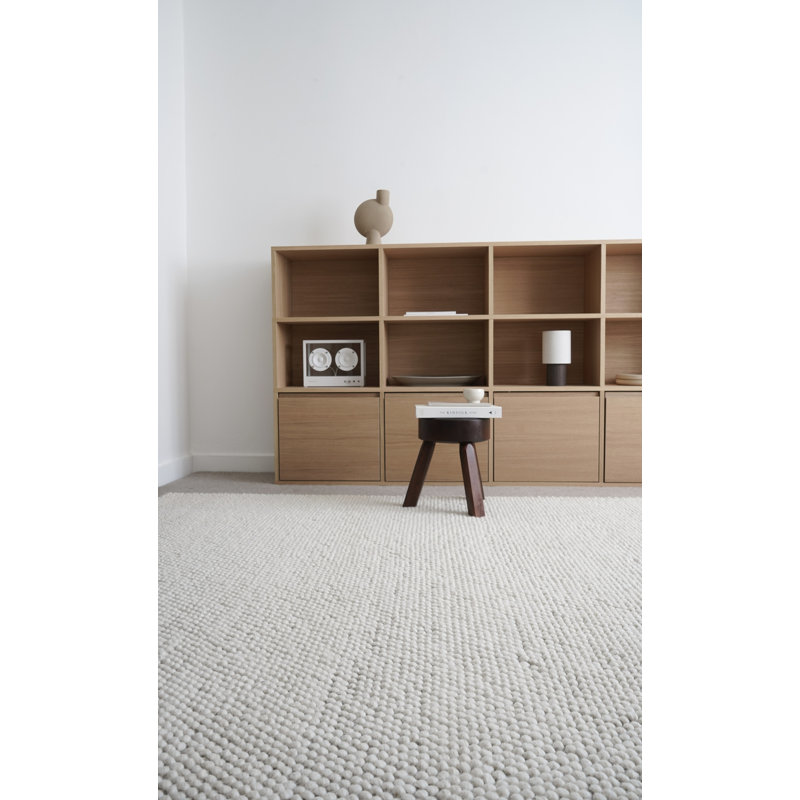 Off White Tact Rug, Rectangle 5'5" x 7'8"